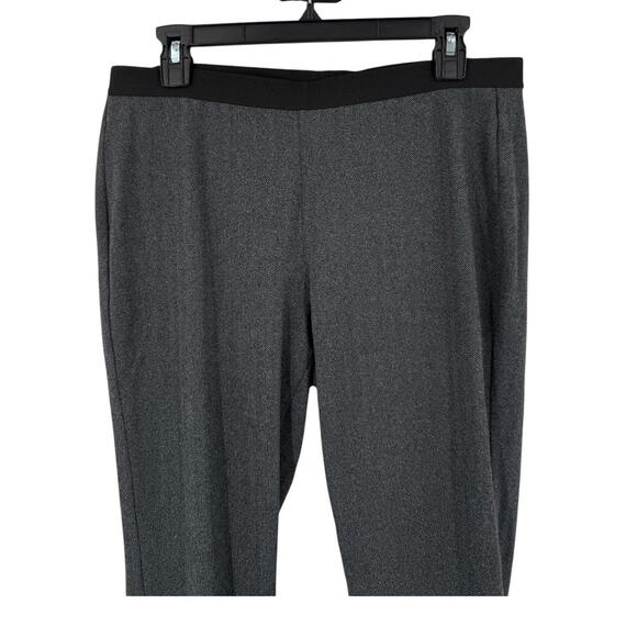 Eileen Fisher herringbone jersey ankle pull on legging Pants gray size Medium M - Picture 2 of 5